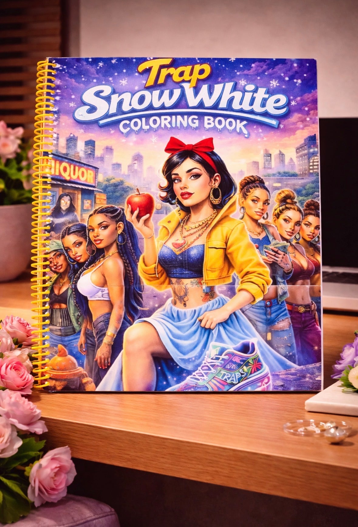 Trap Snow White coloring book