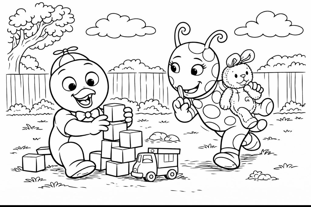 Backyardigans coloring book
