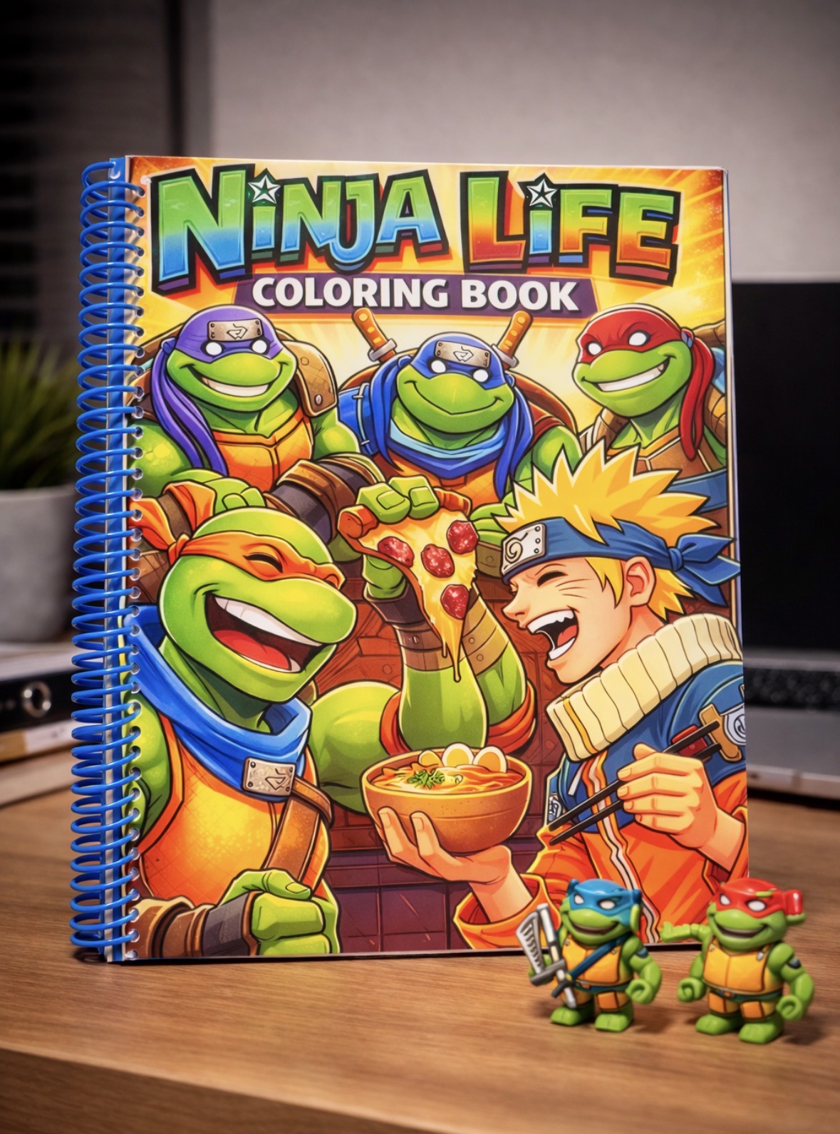 Ninja life coloring Book