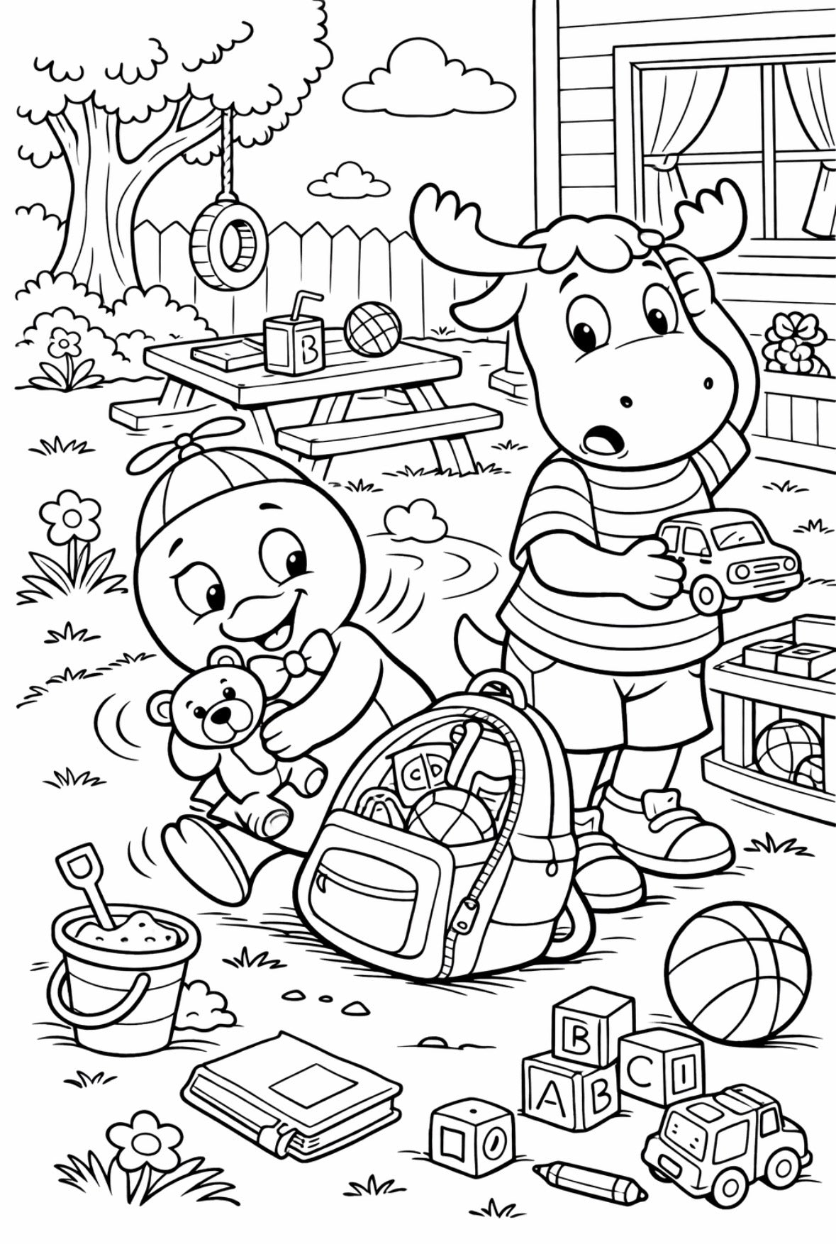 Backyardigans coloring book