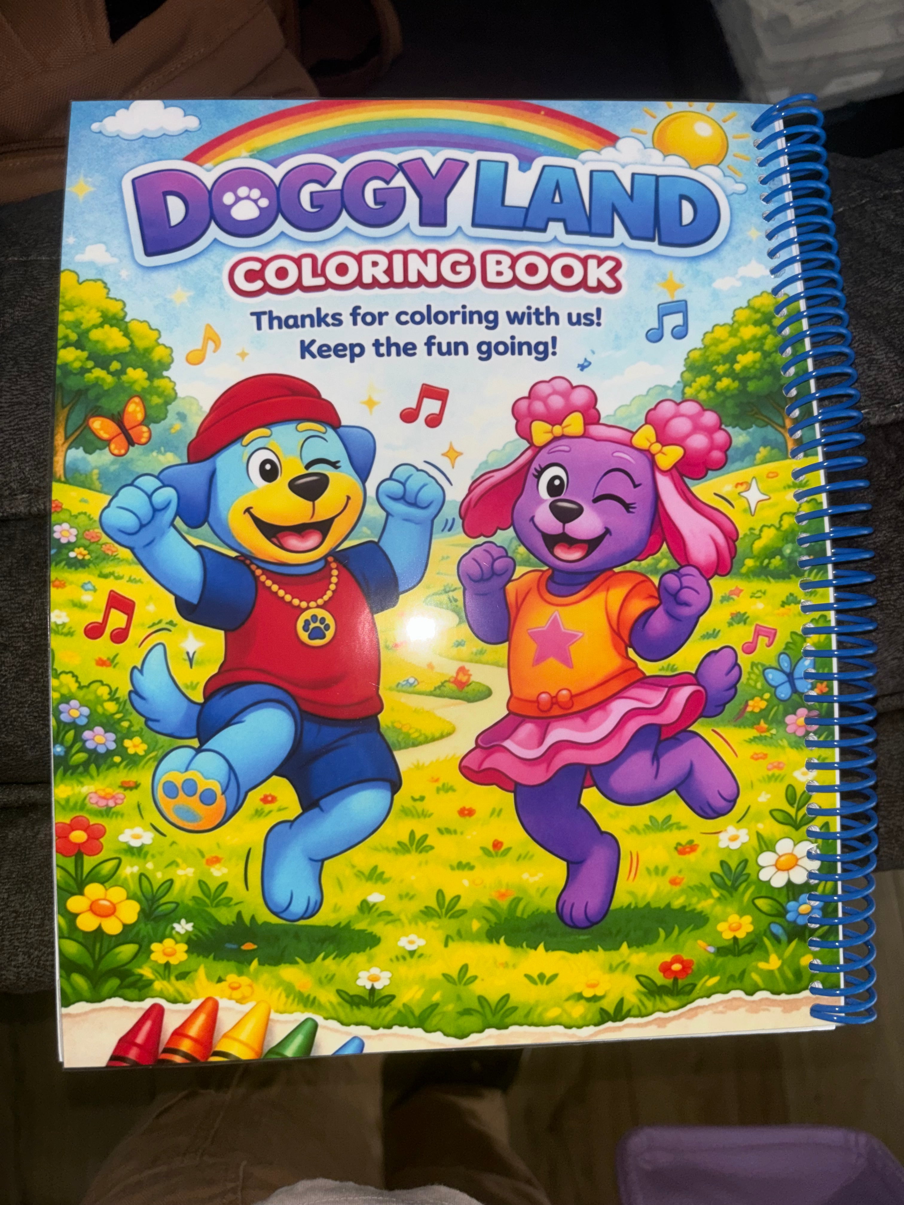 Doggy Land coloring Book