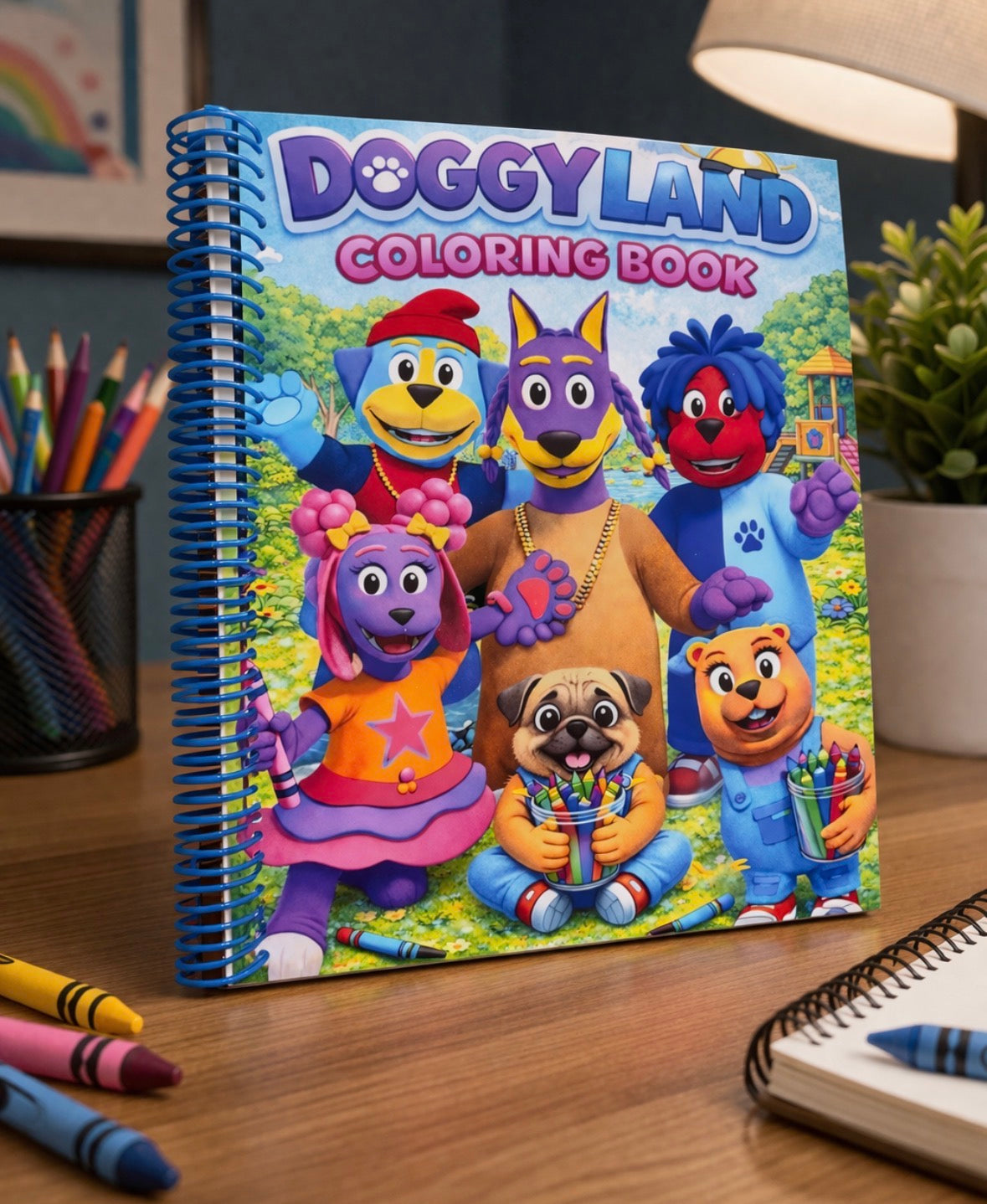 Doggy Land coloring Book