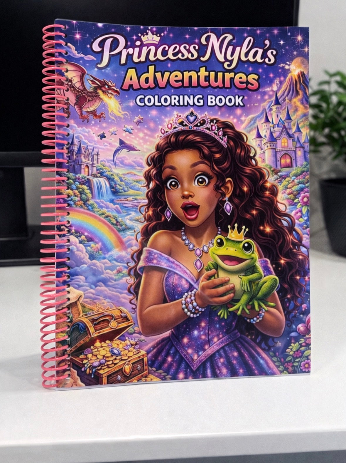 Princess Nyla coloring book