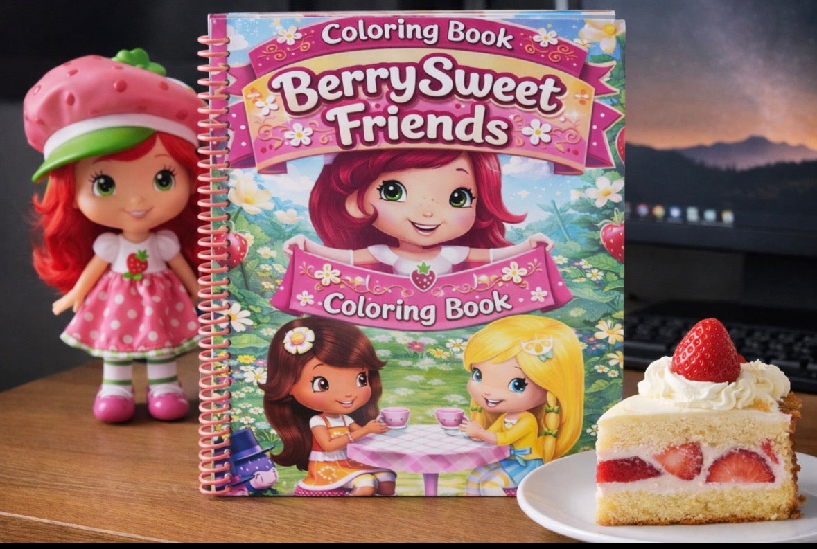 Berry Sweet Friends coloring Book