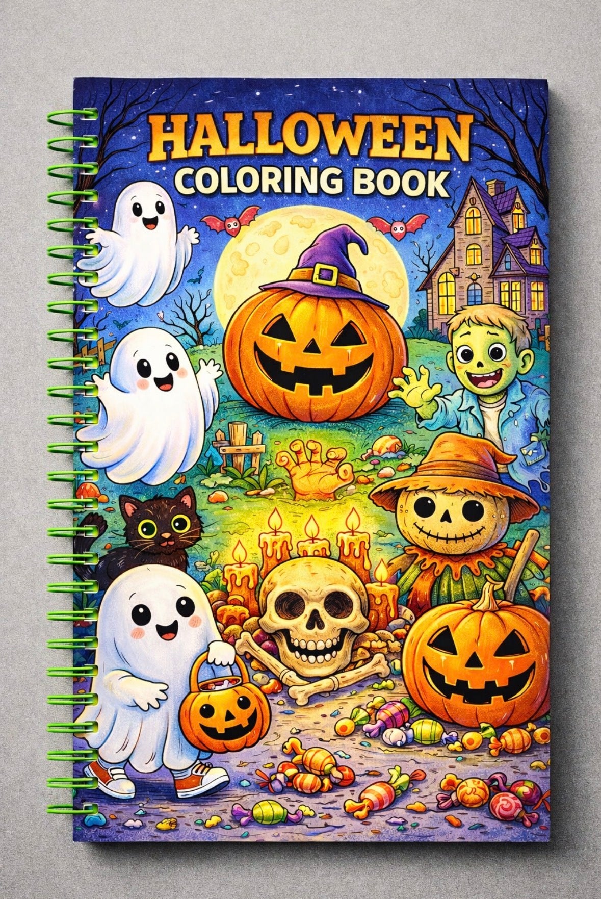 Halloween festivities coloring Book