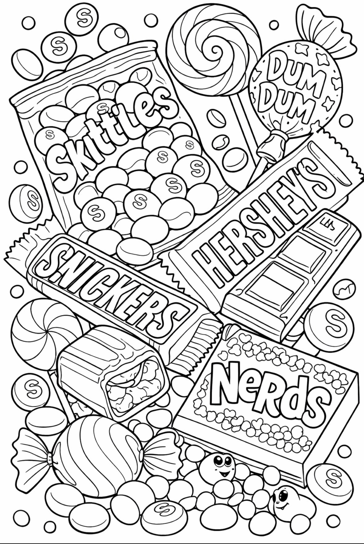 Foodie coloring Book