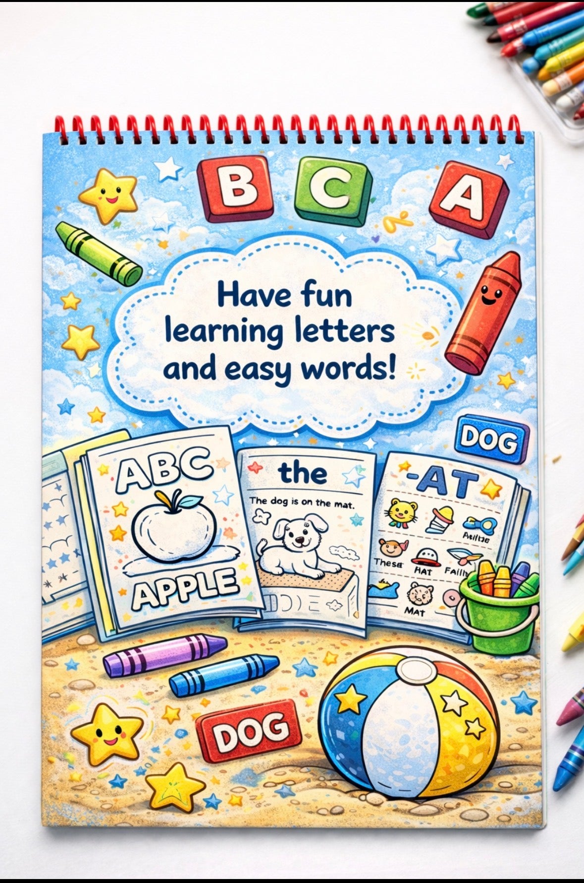 Learn to Read coloring book