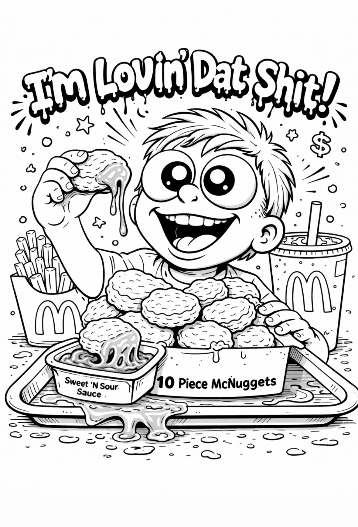 Ronald McDonald coloring Book
