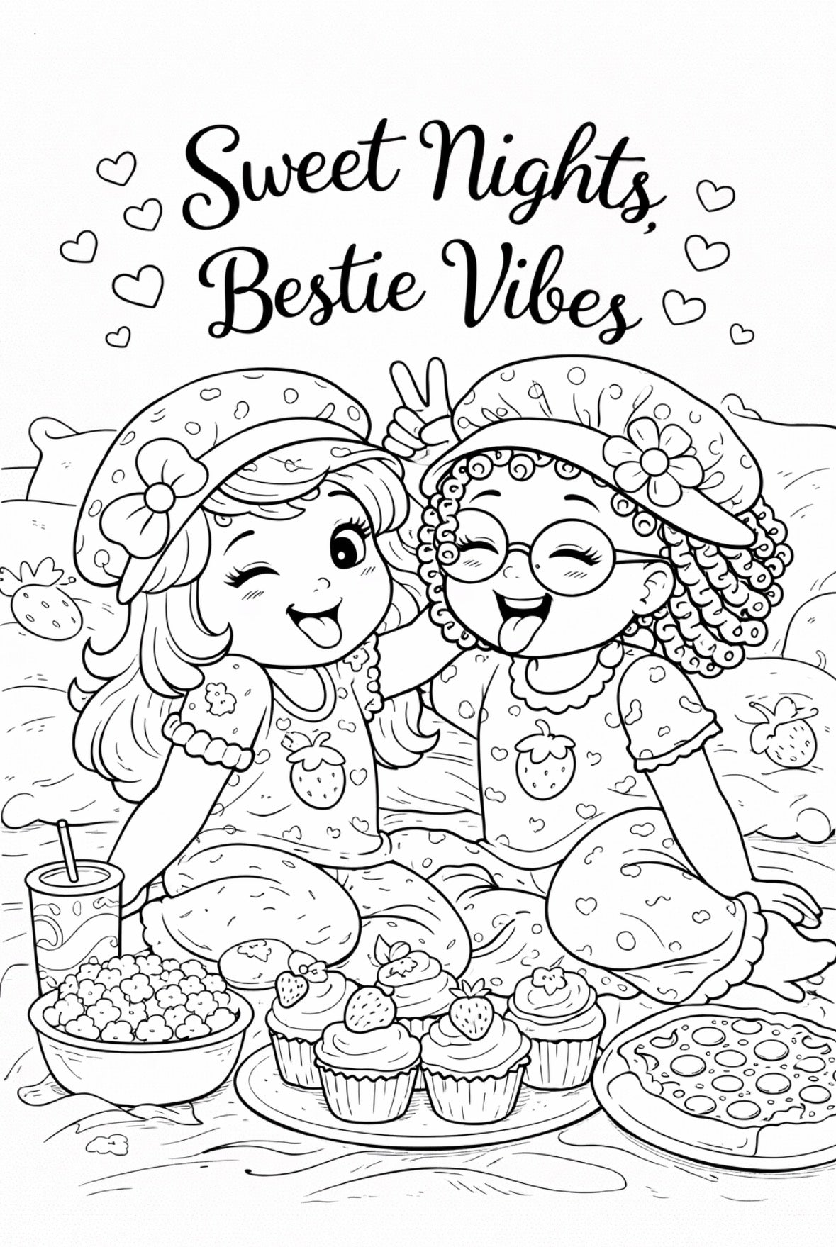 Berry Sweet Friends coloring Book