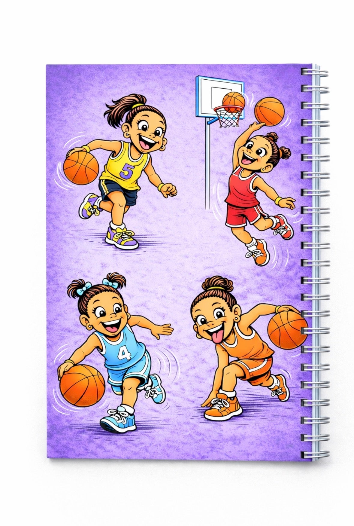 Basketball girl Coloring Book